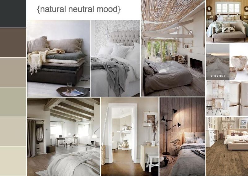 Neutral Interior Design Mood Board
