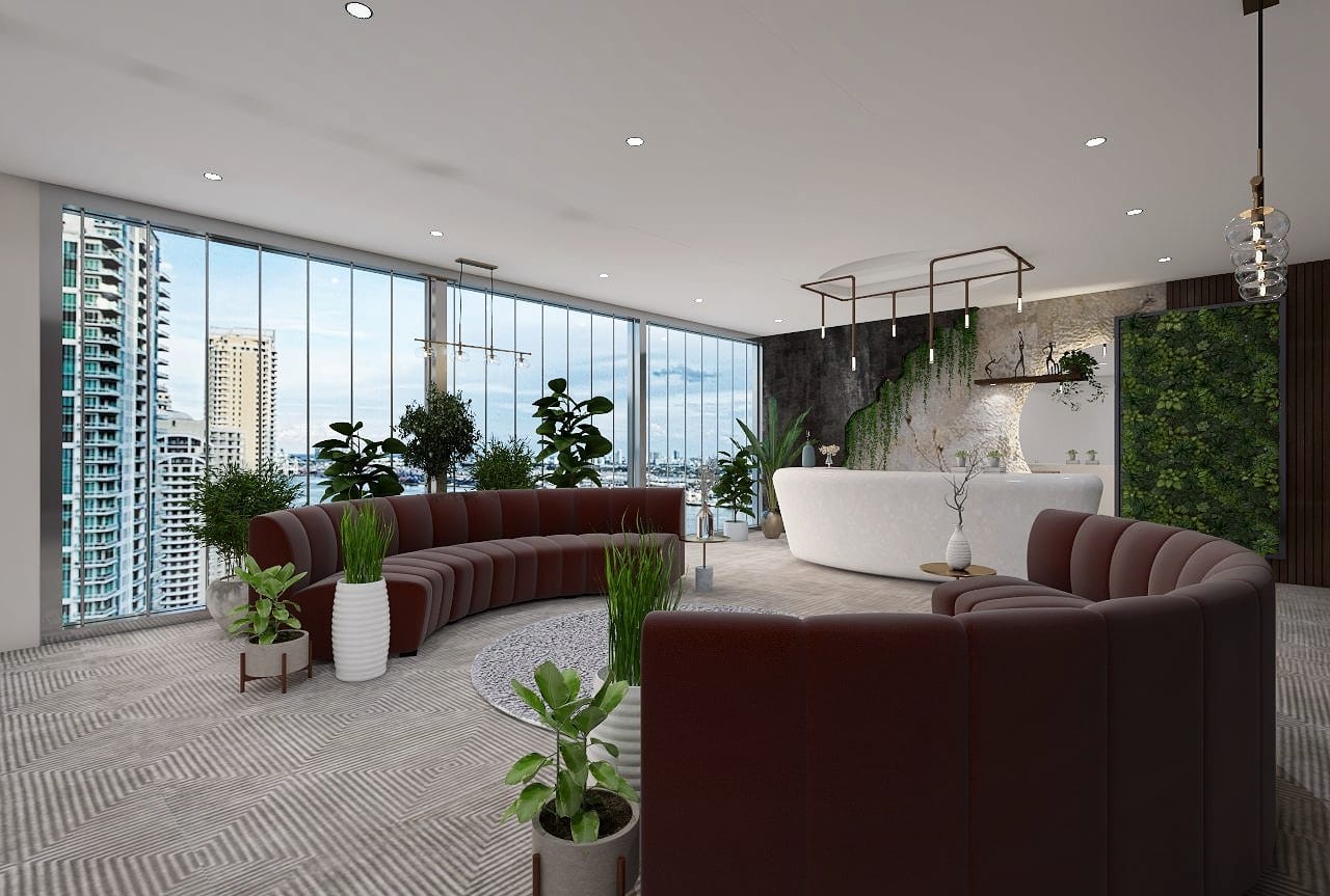 Corporate Lounge Decor