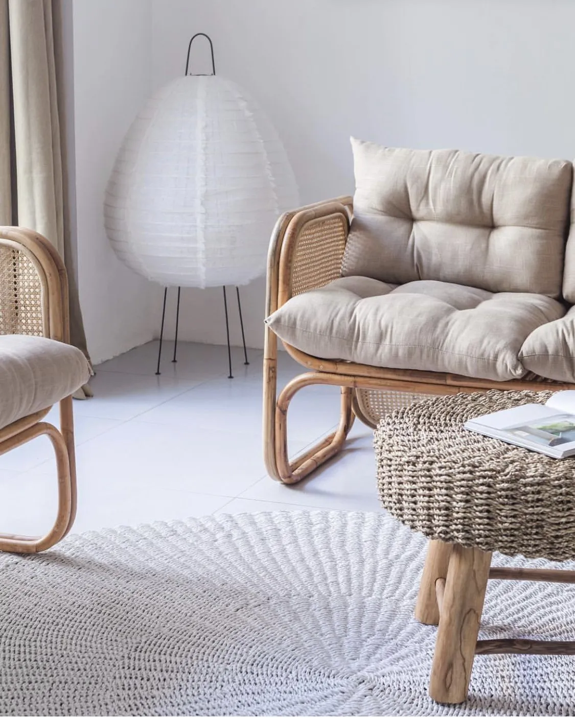 Cane furniture and woven homewares