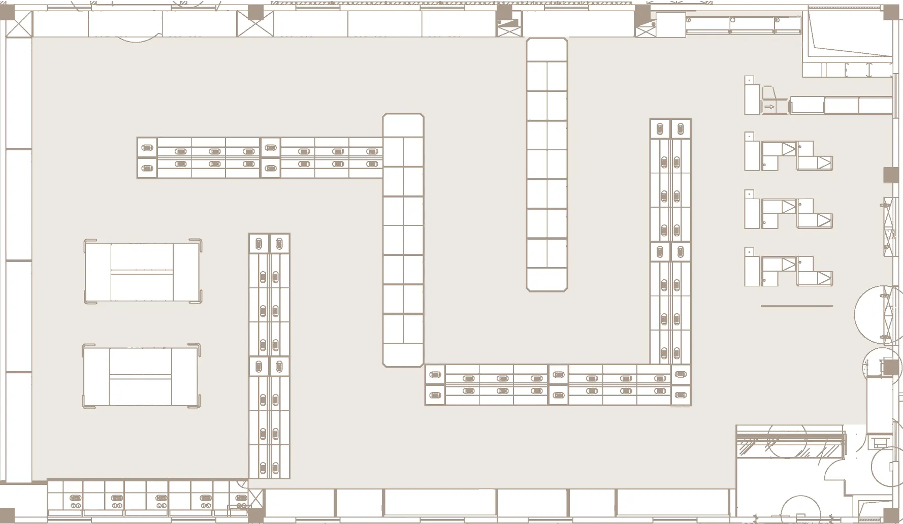 Forced Path Store Layout