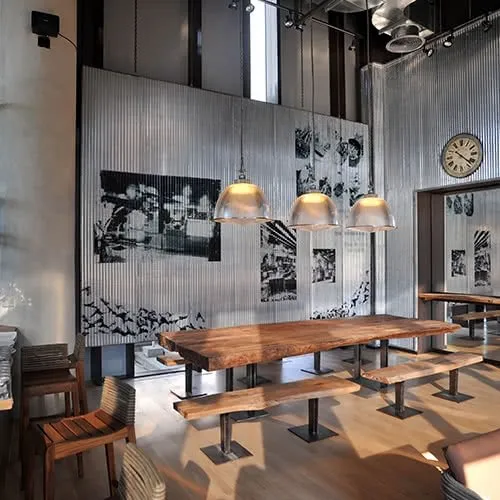 Industrial Style Coffee Shop Interior