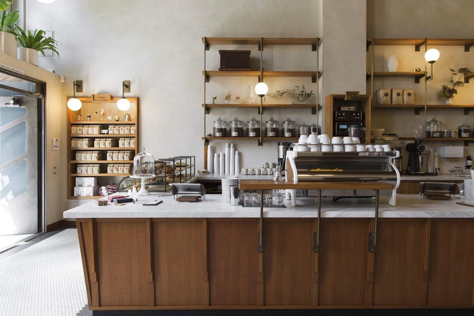 Mid Century Coffee Shop Interior