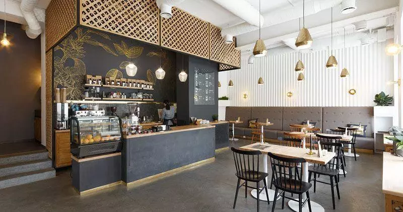 Modern Coffee Shop Interior