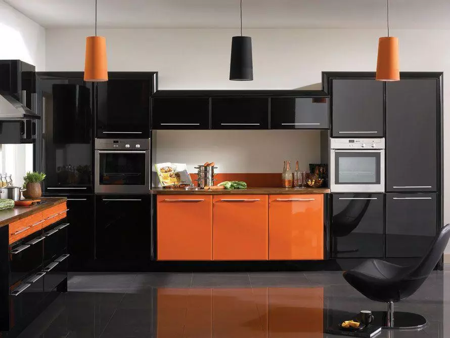 Tangerine and black