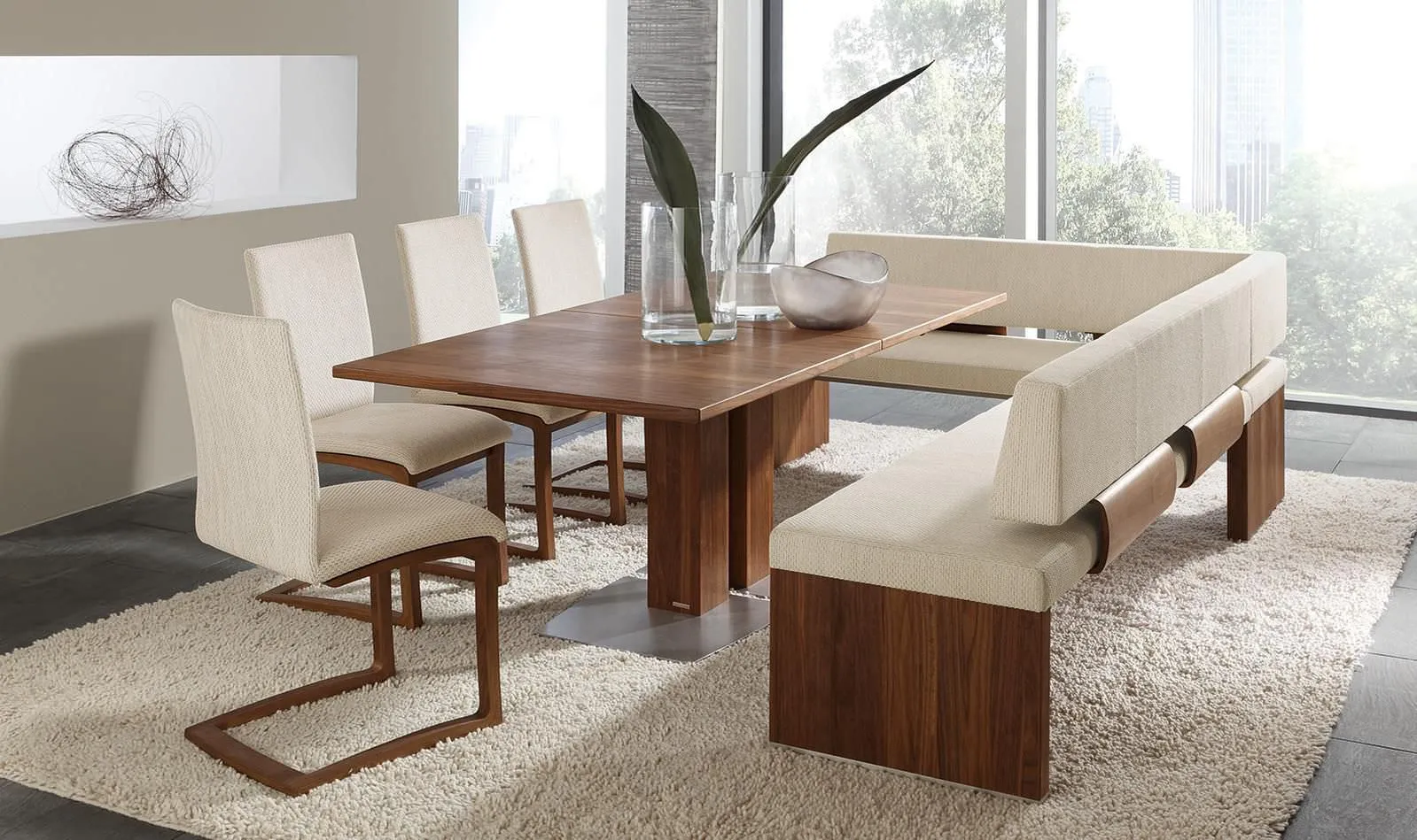 contemporary dining table