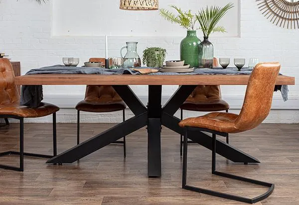 industrial dining table