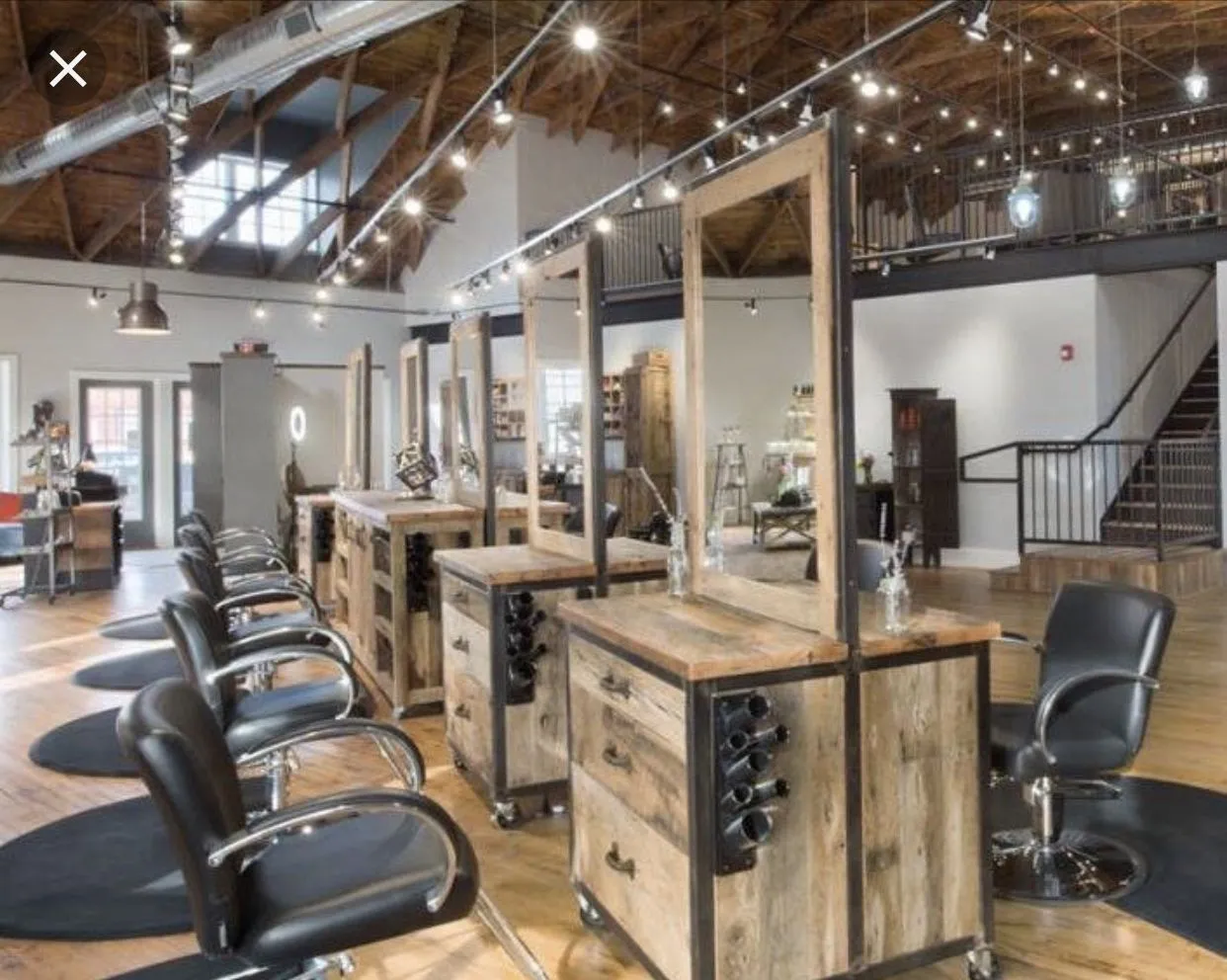 rustic salon