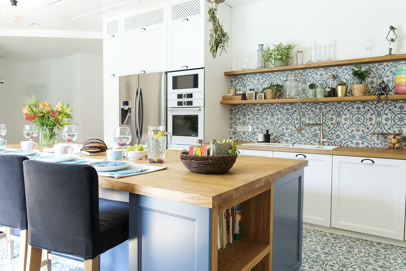 stylish kitchen interior 